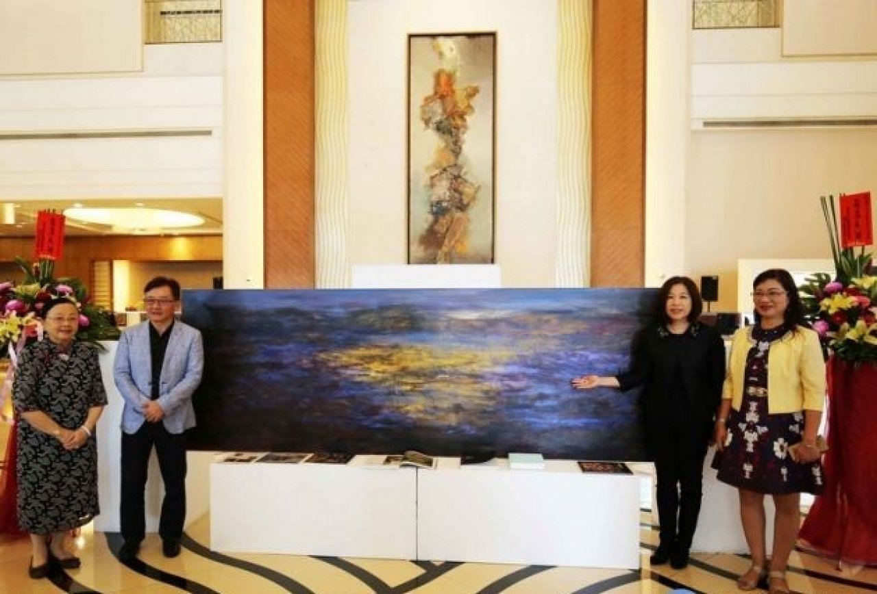 蘇奕榮「藝想世界」巡迴展 台南大億麗緻酒店文化藝廊登場